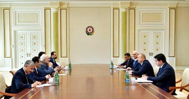دیدار ظریف با رئیس جمهور آذربایجان