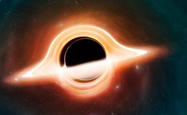 عظمت یک سیاهچاله در مقابل خورشید
